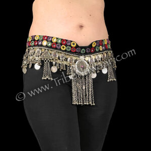 Shisha Mirror & Kuchi Jeweled Belt