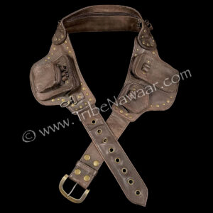 Leather Rider Belt-Wild Card Designs (Consignment tn)