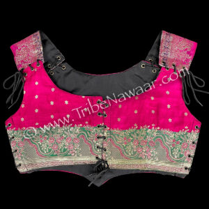 Fuchsia Fantasy Corseted Bodice, Medium