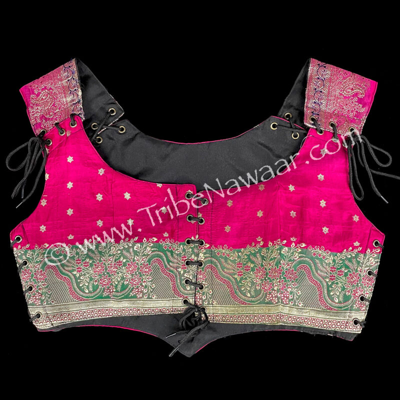 Fuchsia Fantasy Corseted Bodice, Medium