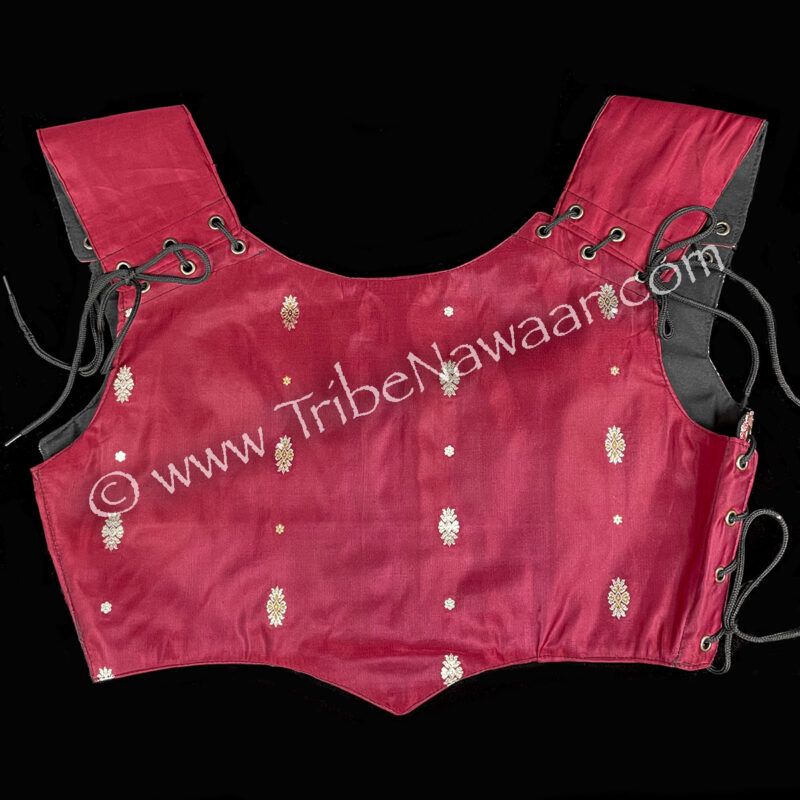 Royal Red Corseted Bodice #1, Medium