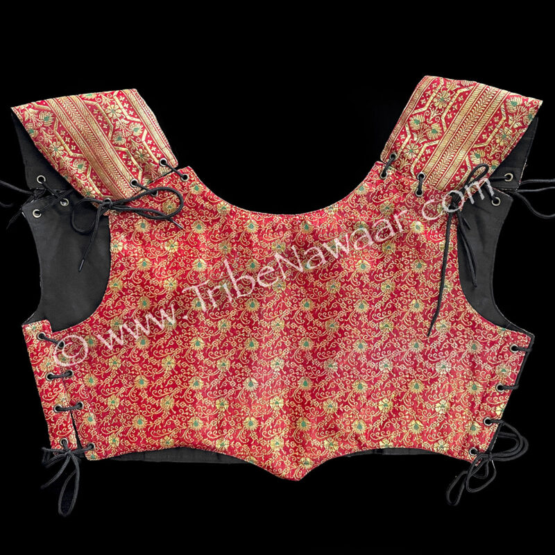 Gilded Crimson Corseted Bodice #2, XXL