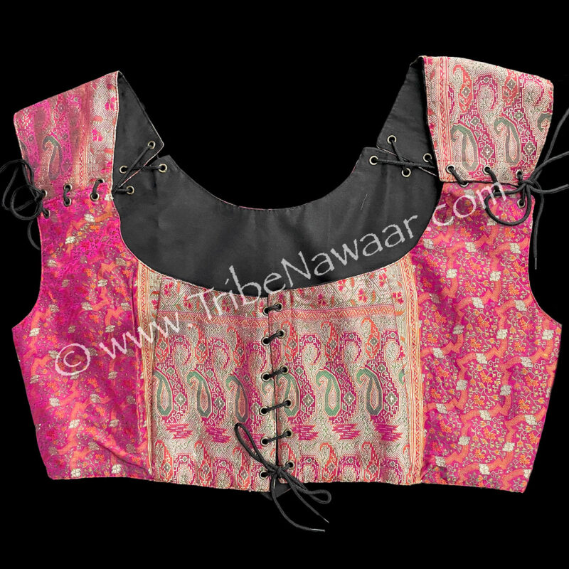 Iridescent Passion Fruit Corseted Bodice, XXL