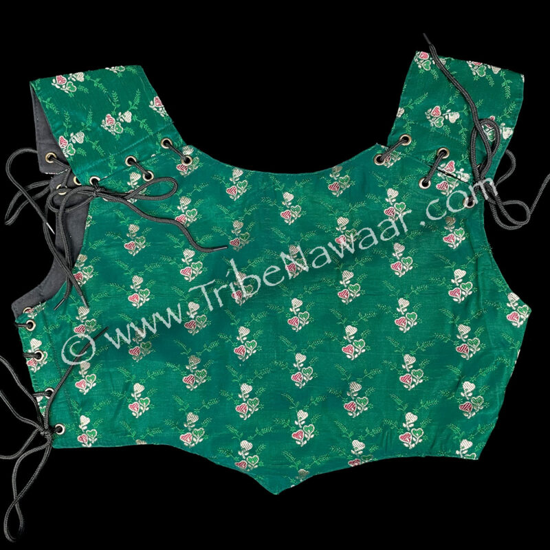 Jewel Green Corseted Bodice, Small