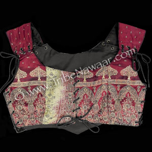 Ruby Temple Corseted Bodice #4, Medium