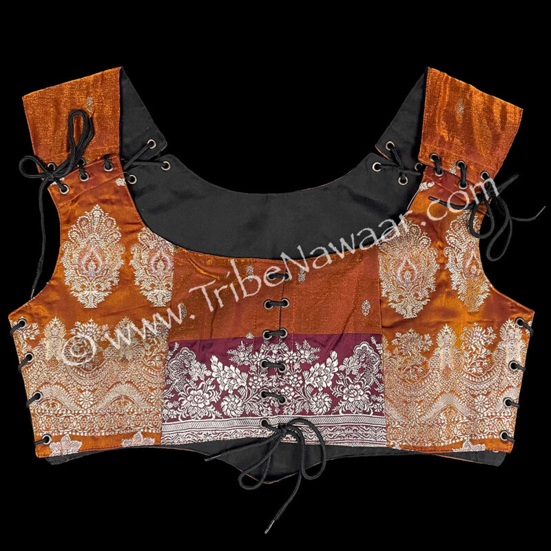 Iridescent Copper Corseted Bodice #2, Large