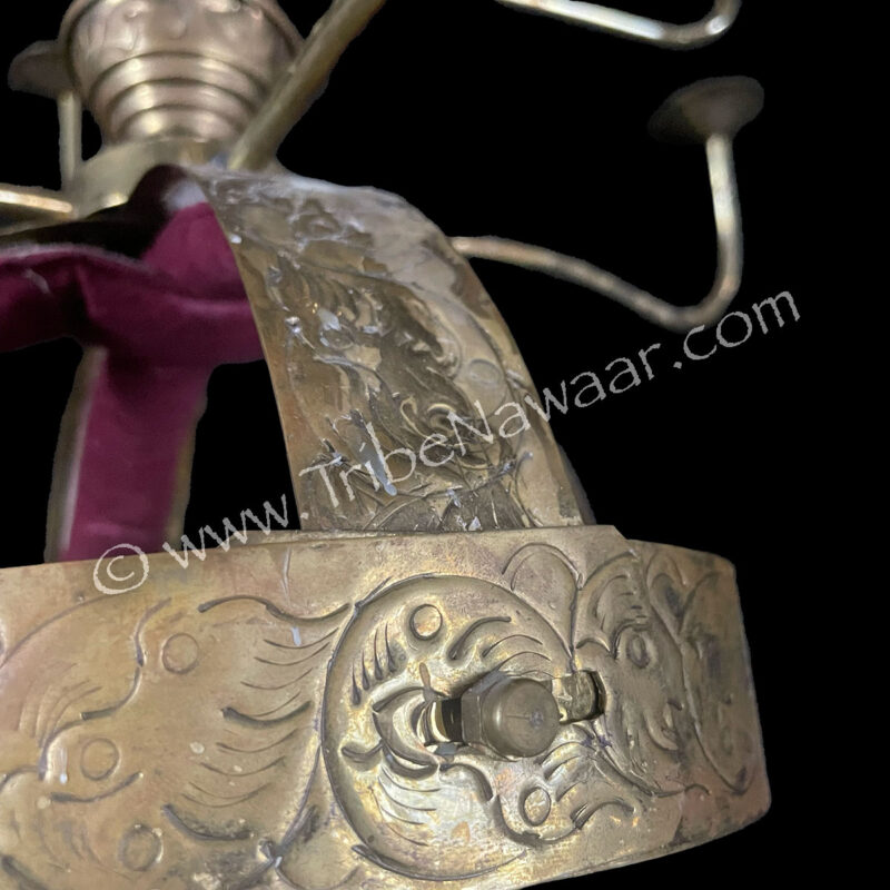 Gold Tone Shamadan For Egyptian Dance (Consignment cotimp1-45)