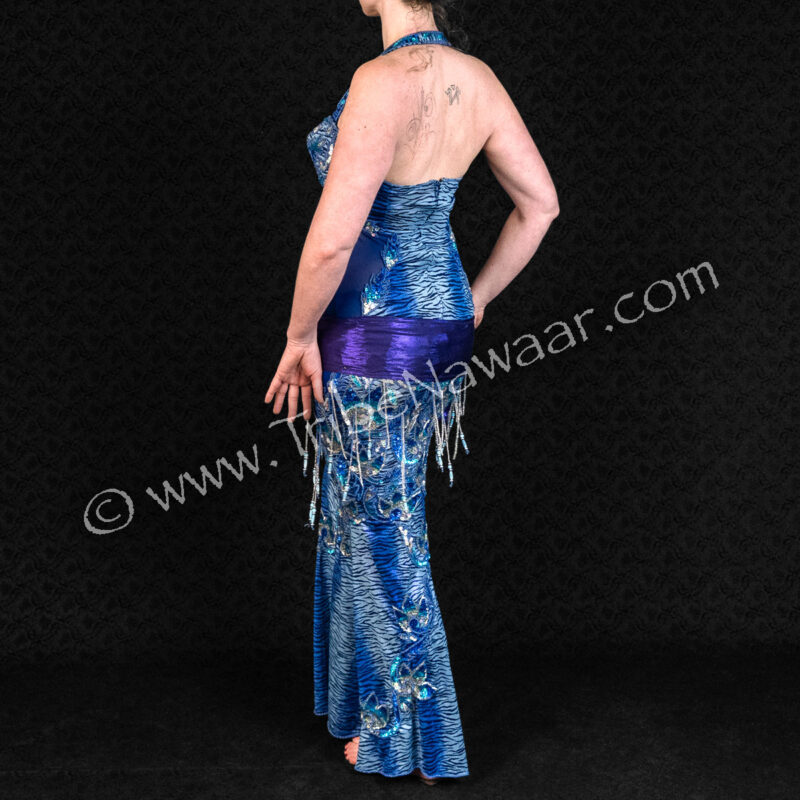 Blue Cabaret Dress – Joharah International (Consignment pacob1-2)