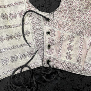 Tribe Nawaar's overlap lacing technique for corseted bodice tops, step 2