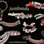 Belly Dance Armbands for belly dance and ethnic jewelry collectors. Available from The Nawaar Marketplace at www.TribeNawaar.com