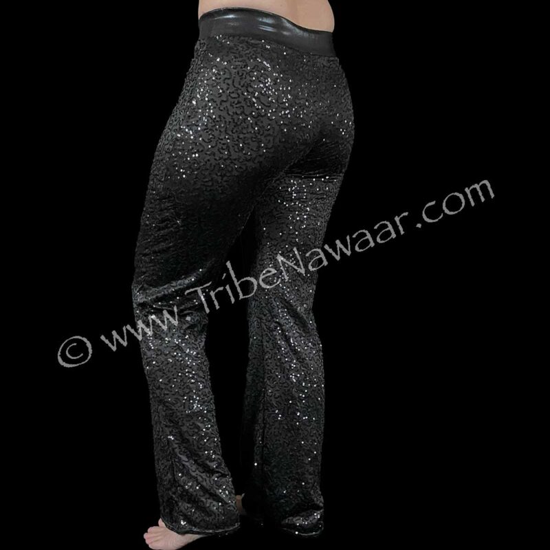 Black Sequin Dance Pants (Consignment dasch1-17-18-19)