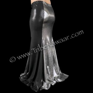 Black & Silver Mermaid Skirt (Consignment dasch1-1)