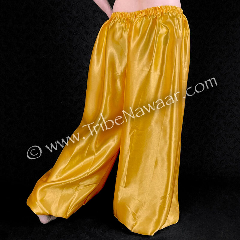 Marigold Satin Pantaloons (Consignment lunor1-62)