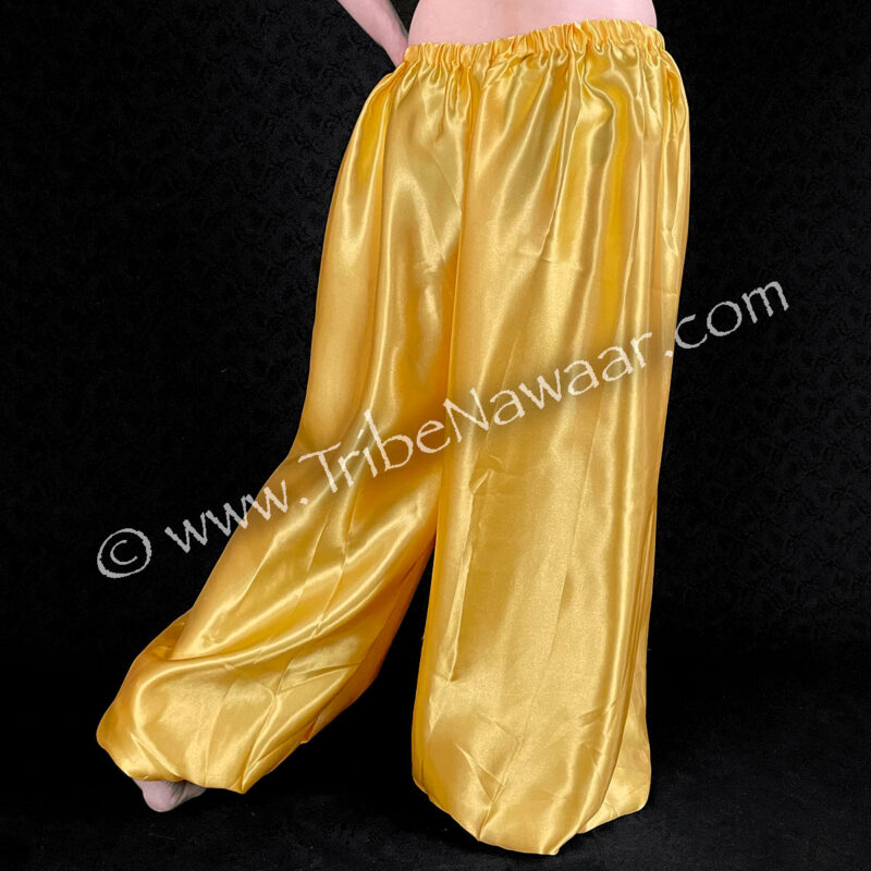 Yellow Satin Pantaloons (Consignment lunor1-63-64)