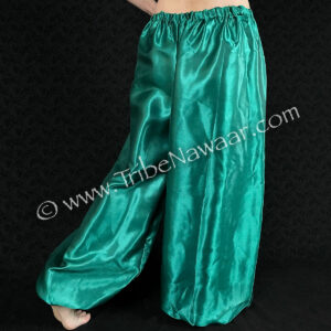 Pine Green Satin Pantaloons (Consignment lunor1-68)