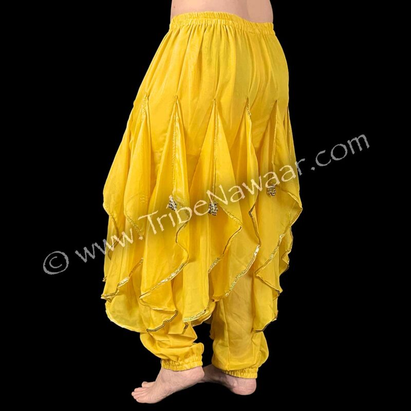 Yellow Ruffle Pantaloons (Consignment mfri2-2)