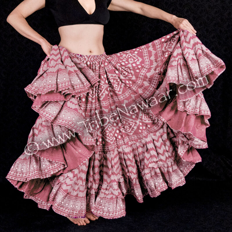 Dusty Rose Assuit Skirt