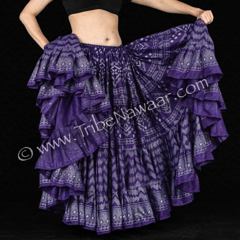 Purple & Silver Assuit Skirt