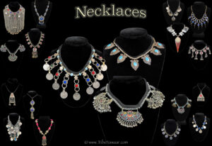 Authentic necklaces for belly dance available from The Nawaar Marketplace at www.TribeNawaar.com