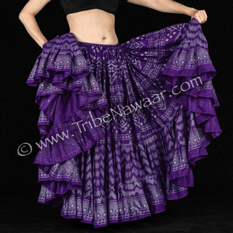 Amethyst & Silver Assuit Skirt