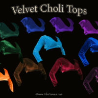 Velvet choli tops for ATS Belly Dance or FCBDstyle belly dance available from the Nawaar Marketplace at www.TribeNawaar.com