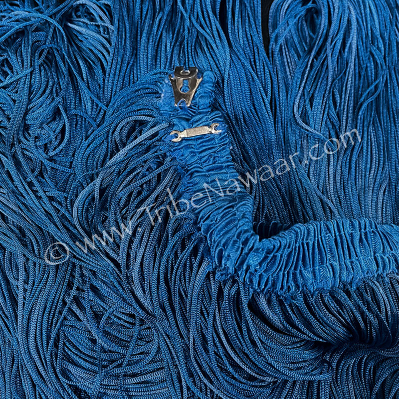 Blue Fringe Belt (Consignment xiad2-1)