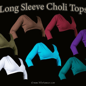 Long Sleeve Cotton Lycra Choli Tops