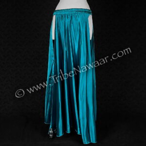 Teal Satin Reveal Skirt (Consignment alidye1-20)