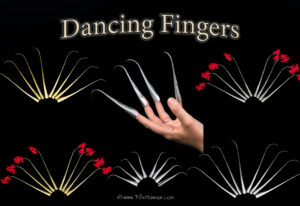 Dancing fingers for dance and theatrical performances and photo shoots from Thai fingernail dance, fawn lep. Available from The Nawaar Marketplace at www.TribeNawaar.com