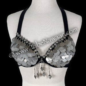 Authentic Tribal Belly Dance Coin Bra #4