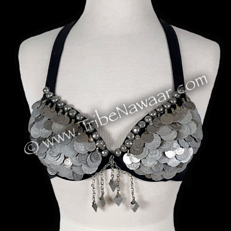 Authentic Tribal Belly Dance Coin Bra #4