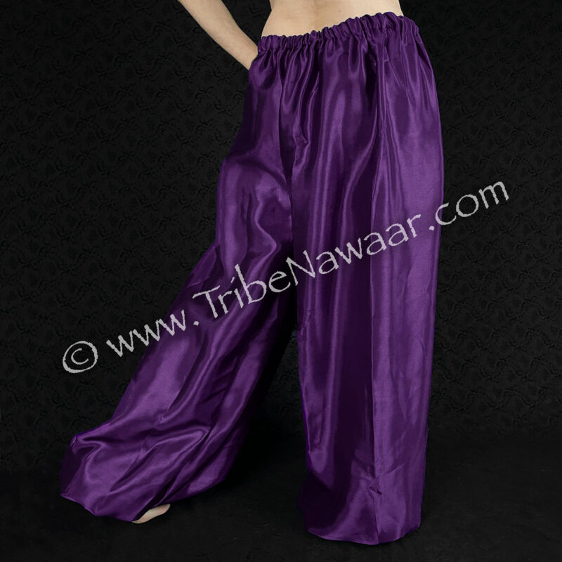 Plum Satin Pantaloons (Consignment lunor1-72)