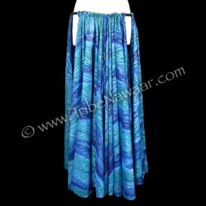 Mermaid Dreams Shimmer Chiffon Slit Skirt (Consignment mbuss)