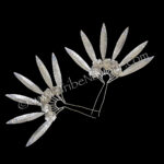 These Silver Hammered Leaf & Flower Hair Adornments would make a lovely accent to in performance hair gardens! Available on consignment from The Nawaar Marketplace at www.TribeNawaar.com