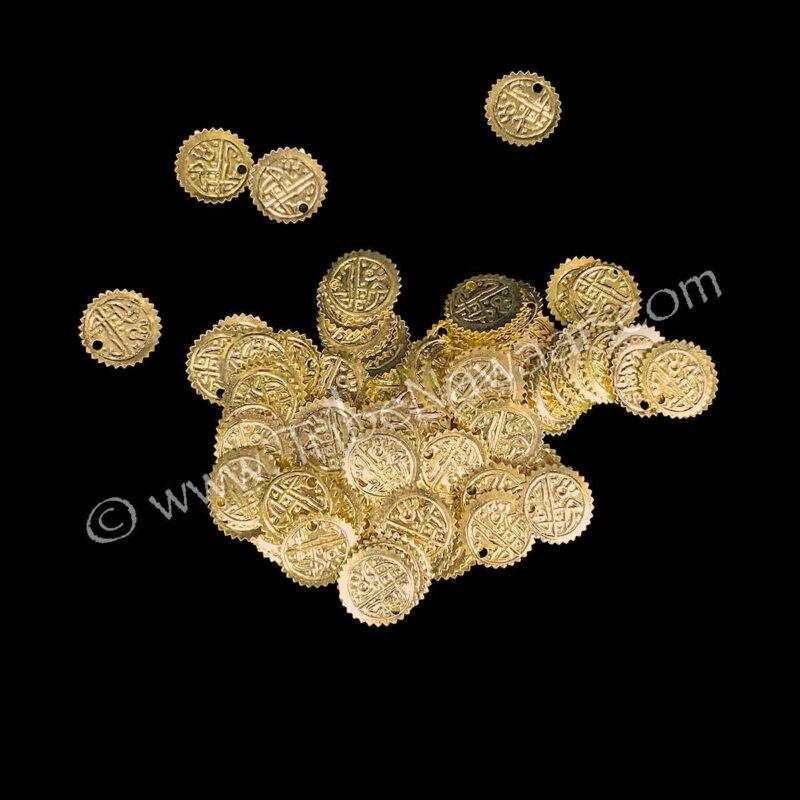 Pressed Gold Coins, 11/16″