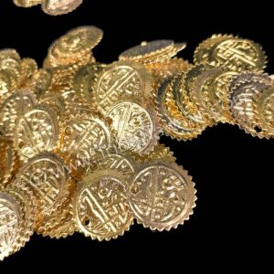 Pressed Gold Coins, 11/16″