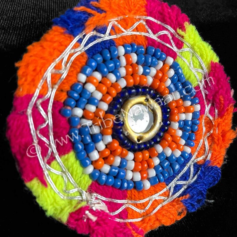 Beaded Medallion Piece E (Consignment kgmc1-60)