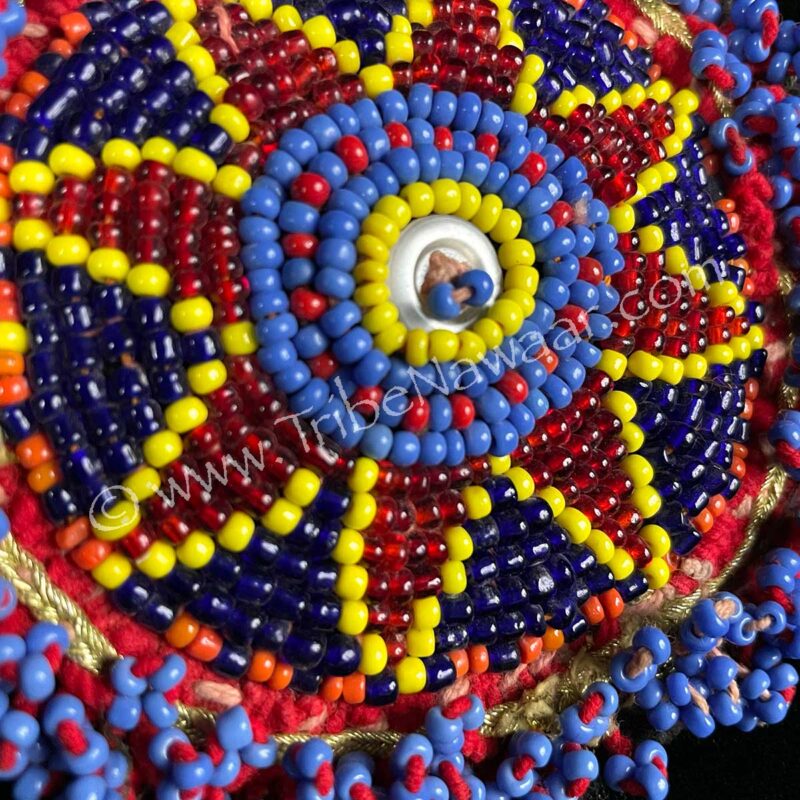 Beaded Medallion Piece N (Consignment kgmc1-61)