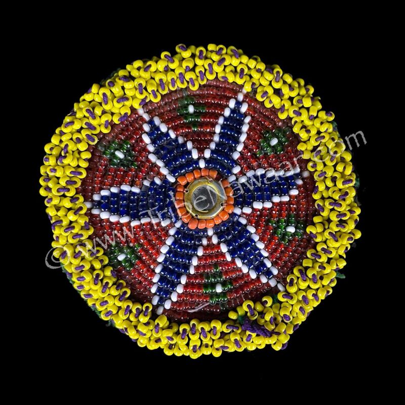 Beaded Medallion Piece M (Consignment kgmc1-62)