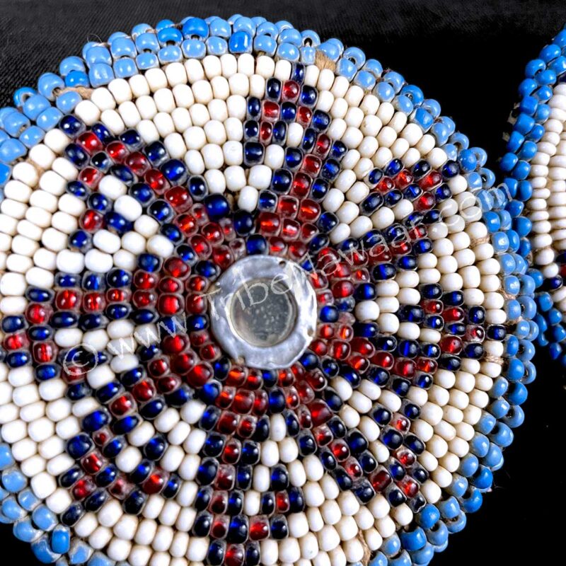 Beaded Medallion Pair 13 (Consignment macart1-41)