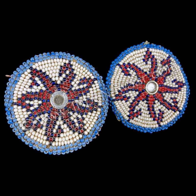 Beaded Medallion Pair 13 (Consignment macart1-41)