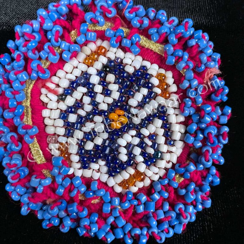 Beaded Medallion Pair 9 (Consignment macart1-42a)