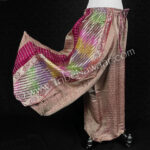 Rainbow Sariloons - eco chic upcycled belly dance pants (aka pantaloons or harem pants) available at the Nawaar Marketplace at www.TribeNawaar.com
