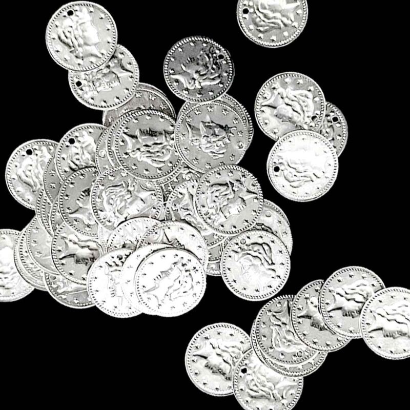 Pressed Silver Coins, 7/8″