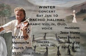Winter Concert With Rachid Halihal, hosted by Eva Cernik