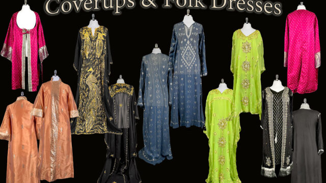 Belly dance coverups & folk dresses from The Nawaar Marketplace at www.TribeNawaar.com