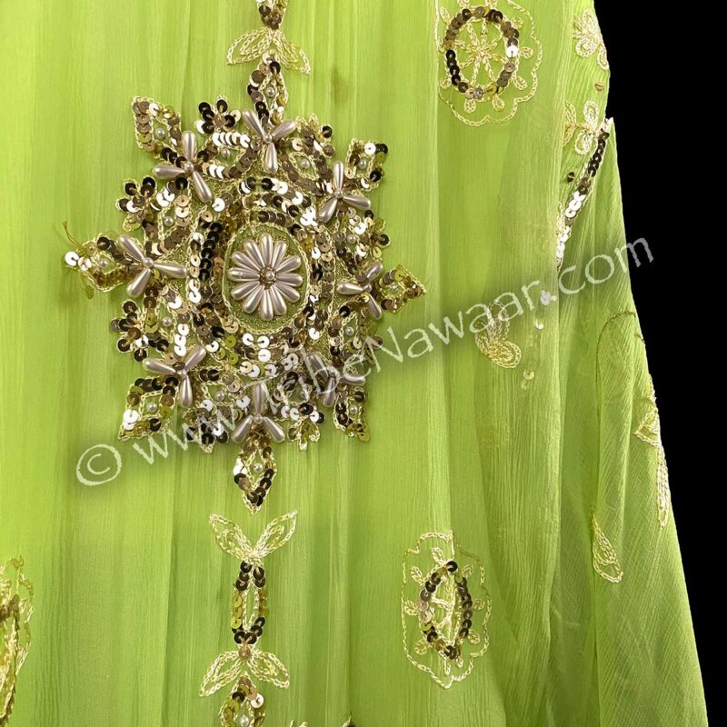 Spring Green Khaleeji Thobe (Consignment cotimp1-1)