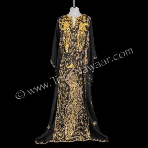 Black Khaleeji Dress/Thobe (Consignment hewall1-9)