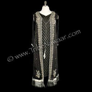 Black & Silver Indira Dress (Consignment mbuss1)