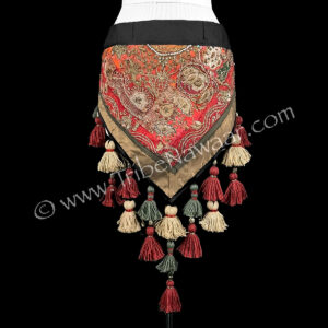 Gilded Tasseled Hip Scarf